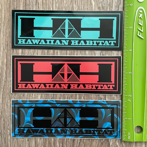 Exclusive! Choice of 1 Limited Edition Hawaiian Habitat HH Logo Sticker - Picture 3 of 4